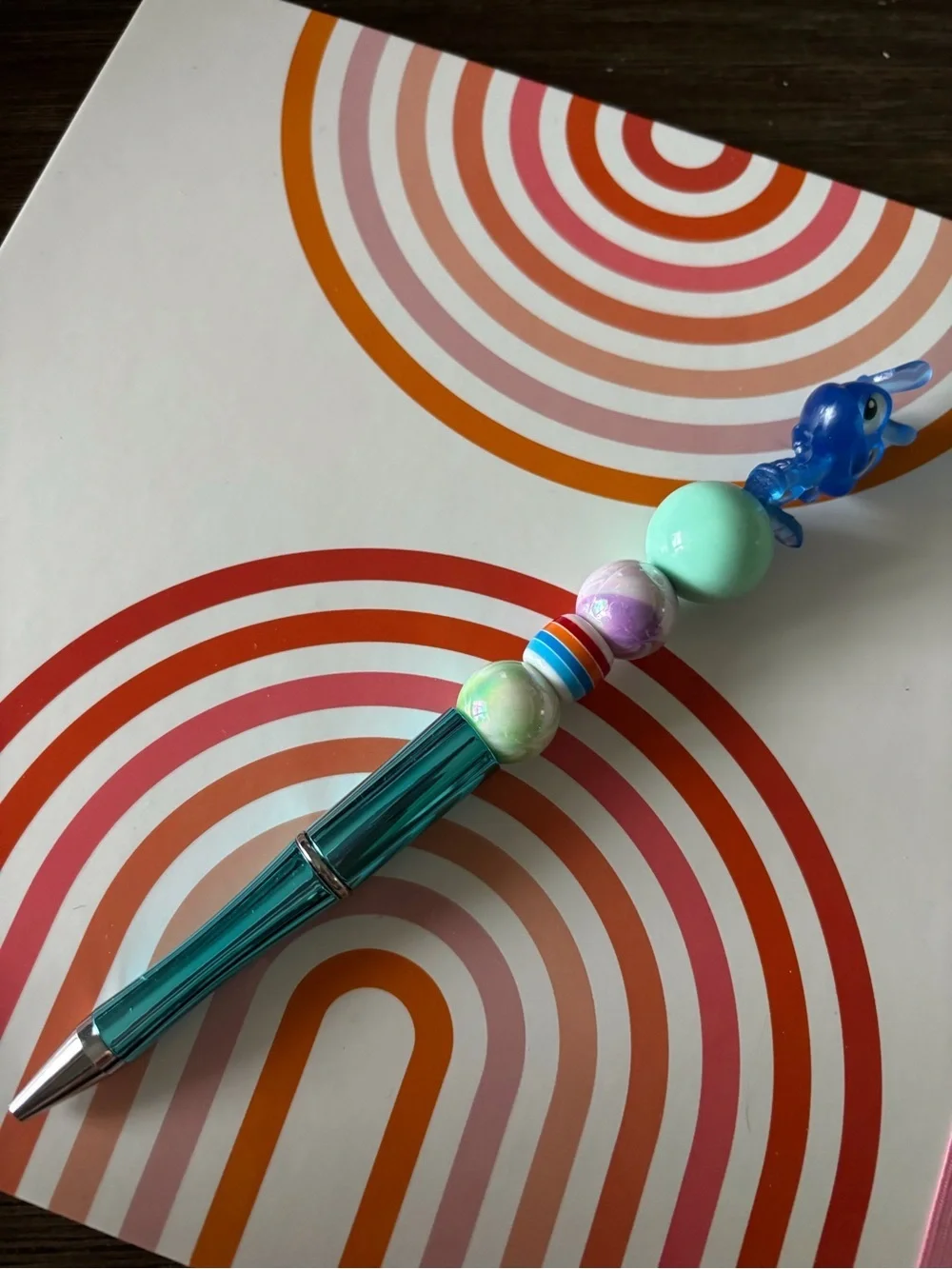 Disney Doorables: A Bug's Life: Glitter Flik handmade beaded pen